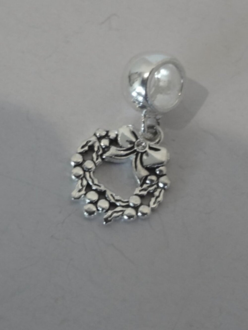 Pandora Holiday Wreath Dangle Bead